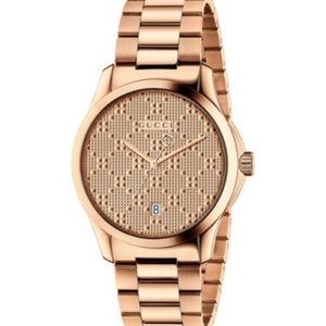 SOLD - Gucci Rose Gold Watch 38mm